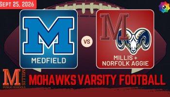 Mohawks Varsity Football vs. Medfield Warriors 9/25/2026 thumbnail
